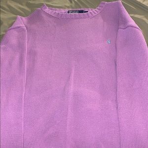 Pink Ralph Lauren Polo Sweater